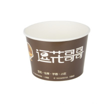 Colorful printing of logo biodegradable disposable 8 oz ice cream cups/bowls for kids